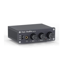 Fosi Audio Q4 Headphone Amplifier Mini Stereo Gaming DAC 24-Bit 192 KHz USB Optical Coaxial to RCA AUX Digital-to-Analog Audio Converter Adapter for Home Desktop Powered Active Speakers( upto 200 Ohm)